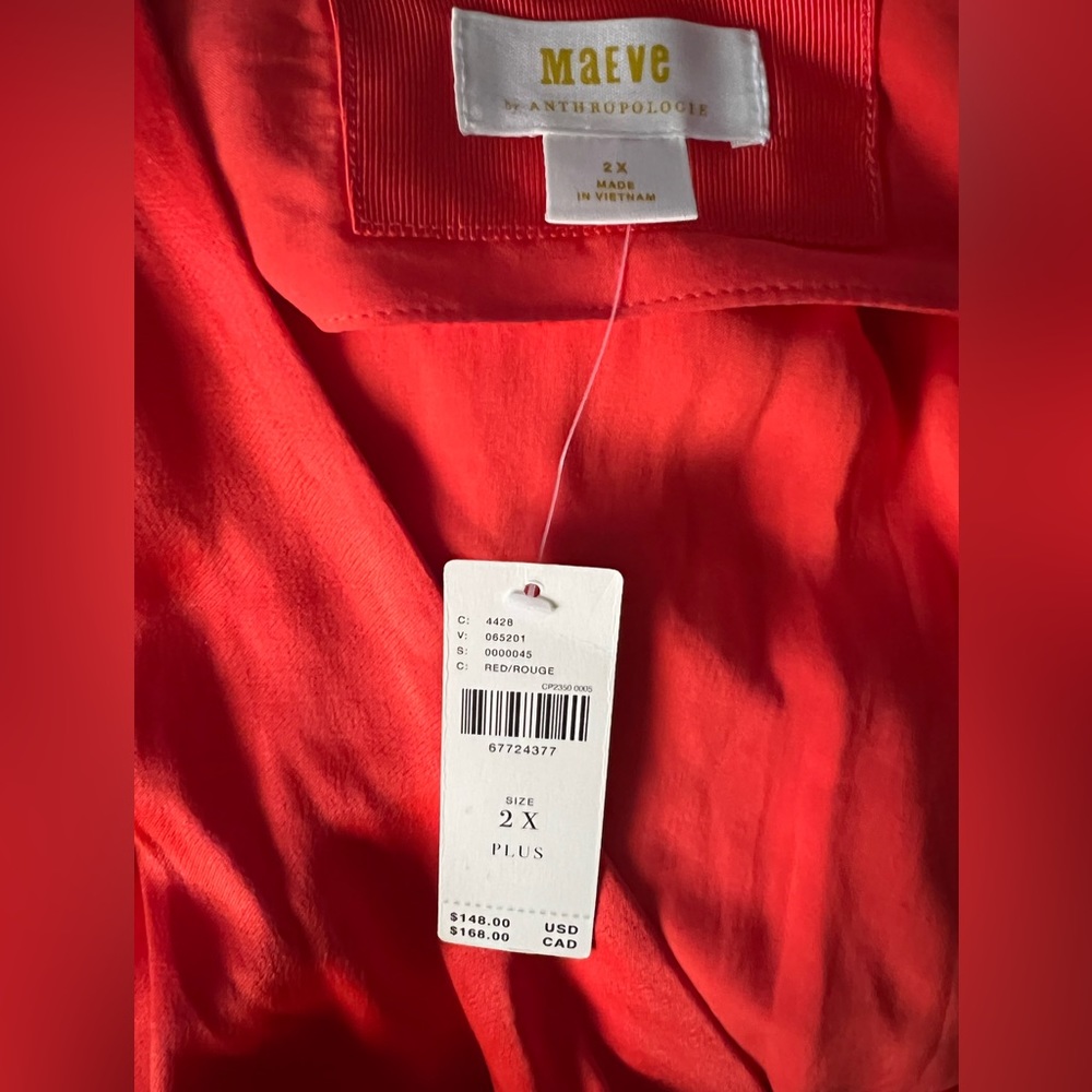 Anthropologie Maeve Open-Back Wrap Midi Dress - Picture 14 of 14